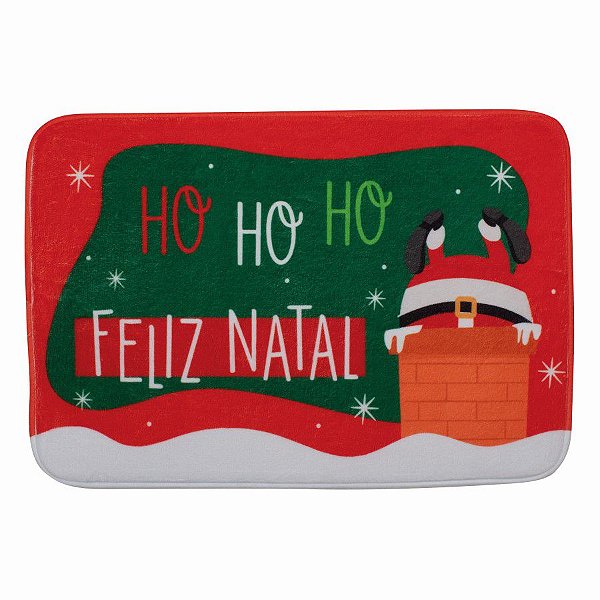 Tapete Noel Ho Ho Ho 40cm - 01 unidade - Cromus Natal - Rizzo