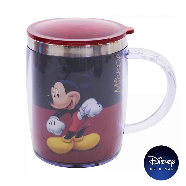 Caneca Térmica Mickey Mouse Disney Jr - 450ml - Disney Original - 01 Un - Rizzo