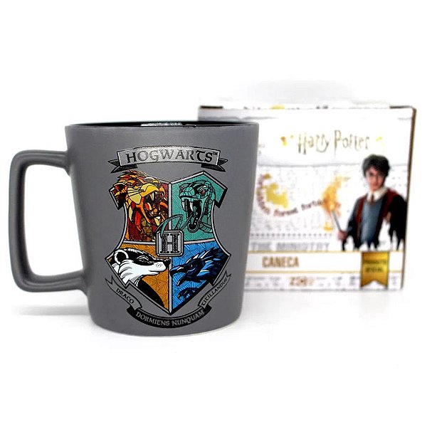 Caneca Casas de Harry Potter - 400ml - Zona Criativa - 01 Un - Rizzo