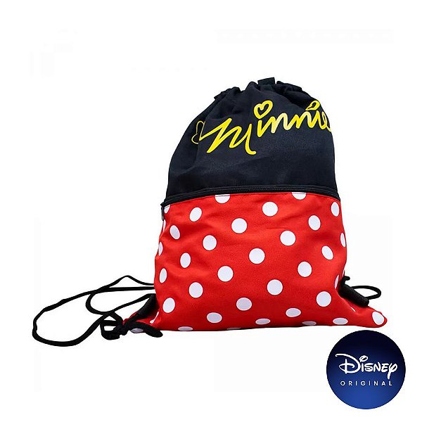 Mochila Saco Minnie Mouse - Disney Original - 01 Un - Rizzo