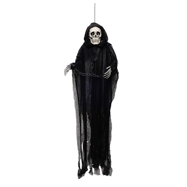 Caveira Acorrentada 90x16x153cm Halloween - 01 Unidade - Cromus - Rizzo Embalagens