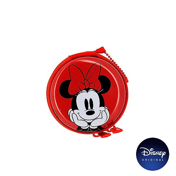 Porta Moedas Metal Minnie Mouse - Disney Original - 1 Un - Rizzo