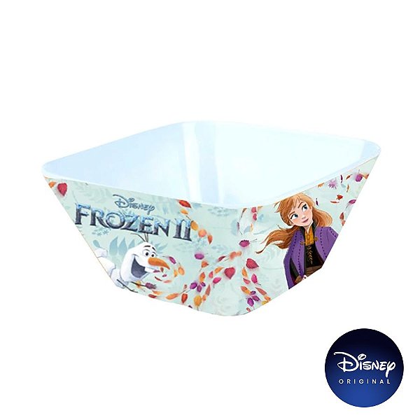 Tigela Quadrada Frozen 2 - 15cm - Disney Original - 1 Un - Rizzo