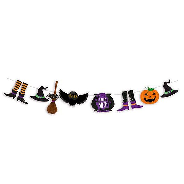 Faixa Decorativa Noite do Terror Halloween 1 Unidades - Cromus - Rizzo Embalagens