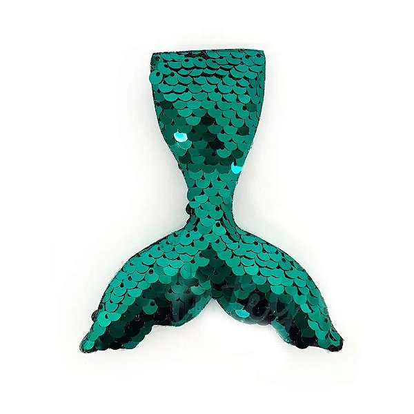 Aplique Sereia Paetê Tiffany - 10cm - 1 Un - Artegift - Rizzo