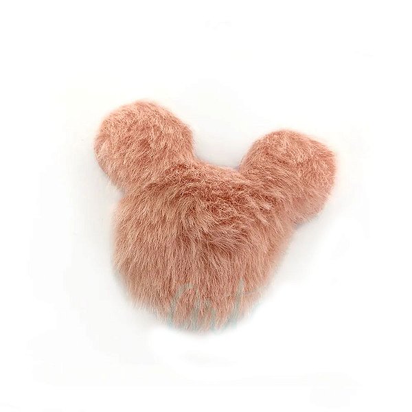 Aplique Urso Pelo Rosa Decorativo - 2 Un - Artegift - Rizzo