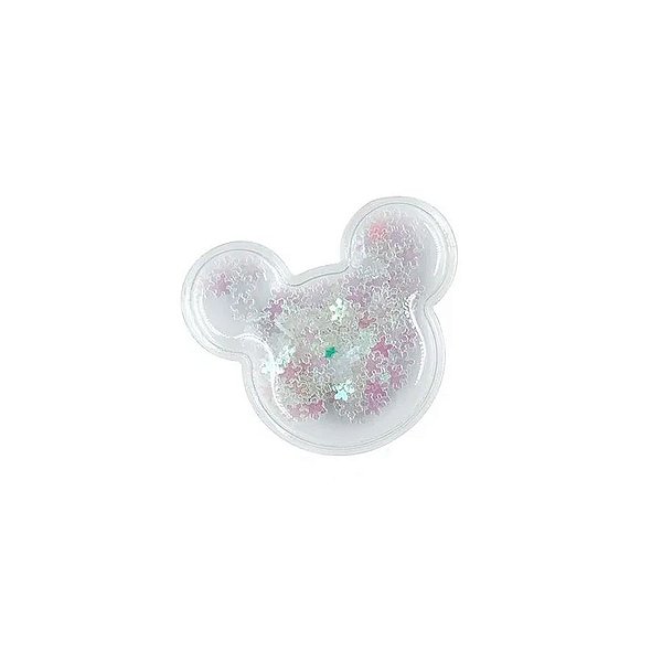 Aplique Urso Incolor Branco - 5cm - 2 Un - Artegift - Rizzo