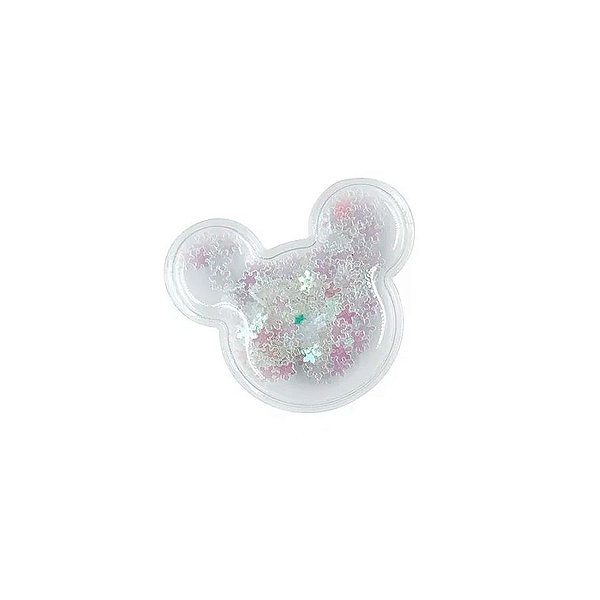 Aplique Urso Incolor Branco - 5cm - 2 Un - Artegift - Rizzo