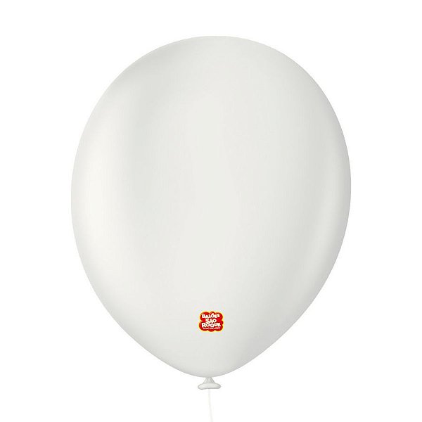 Balão Profissional Premium Uniq 11" 28cm - Branco Absoluto - 15 unidades - Balões São Roque - Rizzo Embalagens