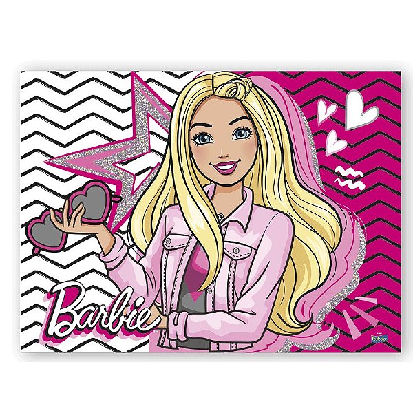 Painel Decorativo em TNT Festa Barbie - 01 Unidade - Festcolor - Rizzo Embalagens