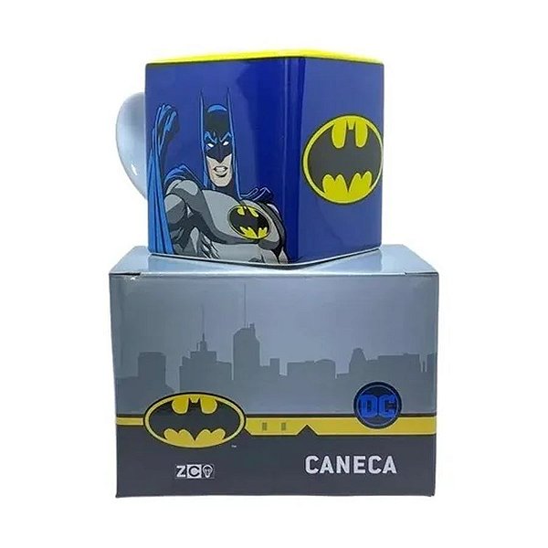 Caneca Quadrada Batman - 300ml - DC Original - 1 Un - Rizzo