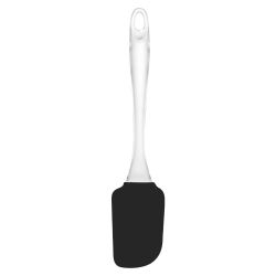 Espátula de Silicone Preta Com Cabo de Acrílico 24cm - 1 Unidade - Clink - Rizzo