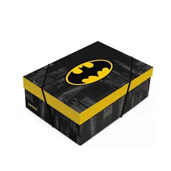 Caixa para Presente com Tampa- Batman - 01 unidade - Cromus - Rizzo Embalagens