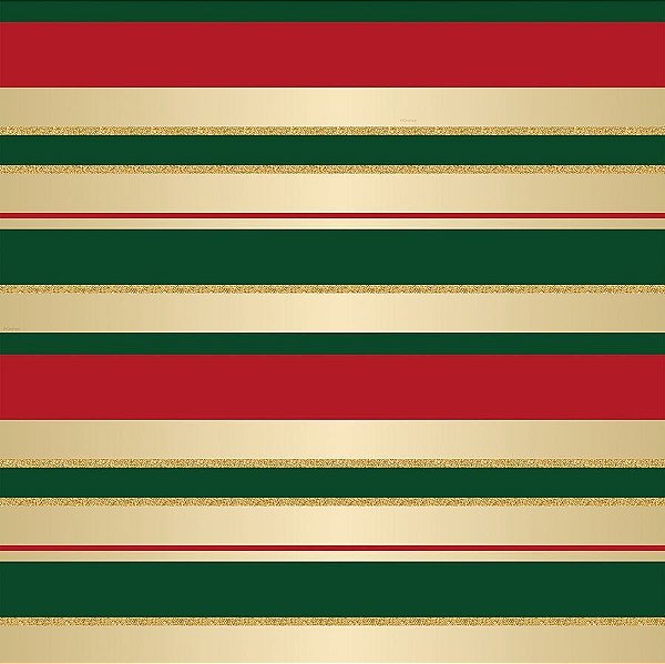 Saco Presente metalizado - Sofisticação Listras 20x29cm - 50 Unidades - Cromus Natal - Rizzo