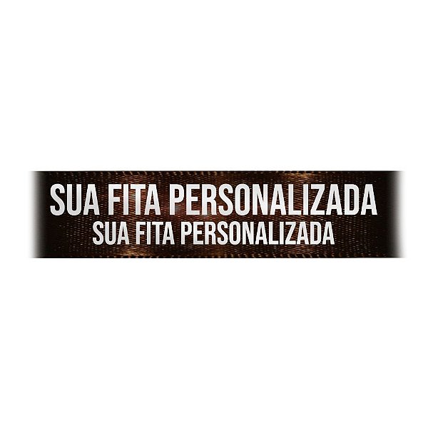 Fita de Cetim Personalize  CFS007 - 30mm X 45metros - Marrom Café 340 - 01 Unidade - Progresso - Rizzo
