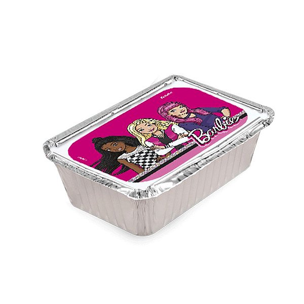 Mini Marmitinha Festa Barbie - 10 unidades - Rizzo Embalagens
