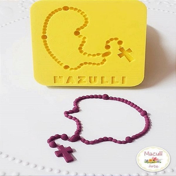 Molde Silicone Rosário Médio Cod. 2279 Mazulli Rizzo