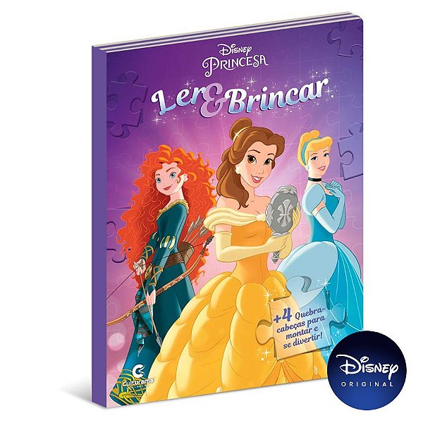 Livro Para Ler e Brincar Princesas - 01 Unidade - Culturama - Rizzo