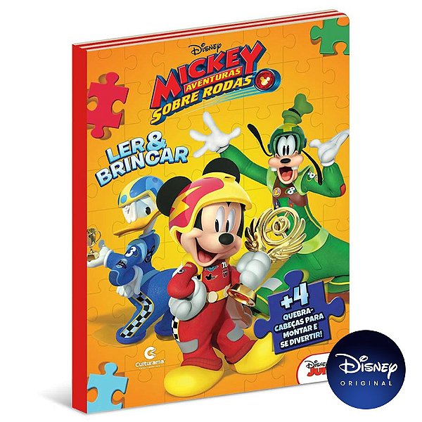 Livro Para Ler e Brincar Mickey - 01 Unidade - Culturama - Rizzo