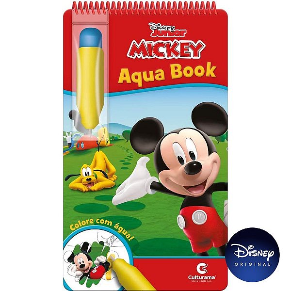Livro Aqua Book Mickey - 01 Unidade - Culturama - Rizzo