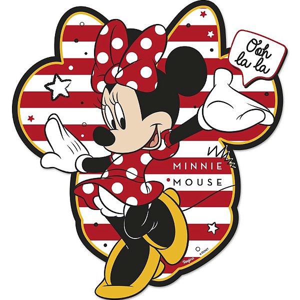 Decoração De Bolo - Minnie Mouse - 6 unidades - Regina - Rizzo - Rizzo  Embalagens