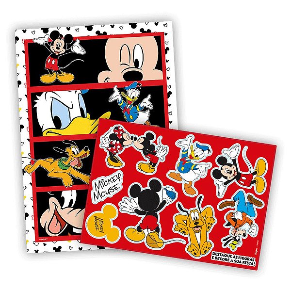 Kit Decorativo Festa Mickey Mouse 01 Unidade Regina Rizzo Embalagens