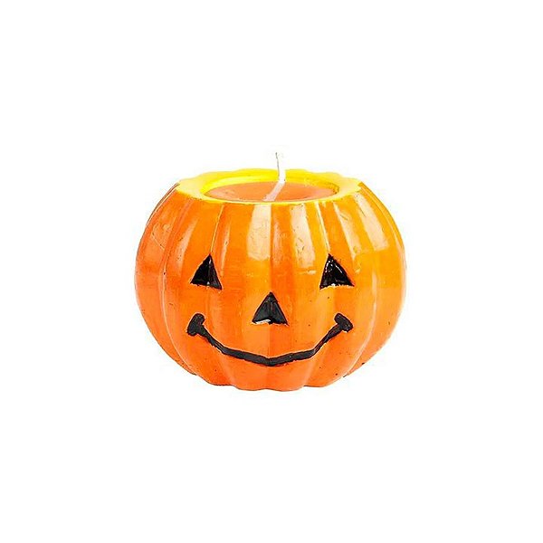 Vela Decorativa Halloween - Abóbora - 1 UN - Rizzo