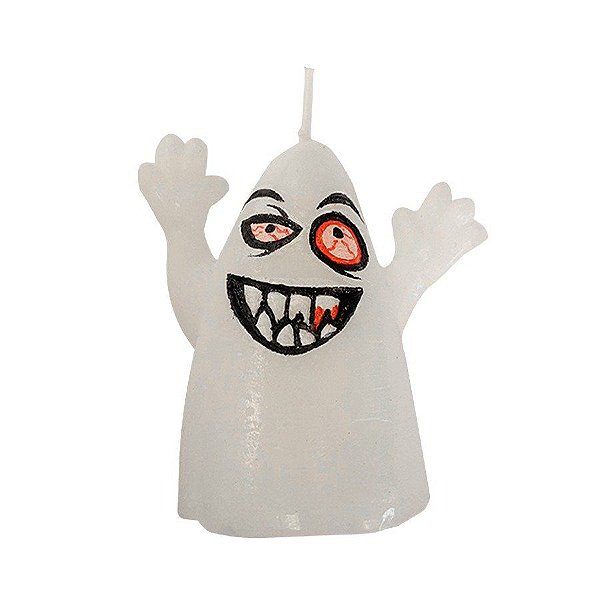 Vela Decorativa Halloween - Fantasma - 1 UN - Rizzo