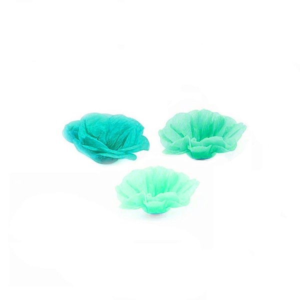 Forminha Flor - Tons Mono - Verde - 50 UN - MaxiFormas - Rizzo