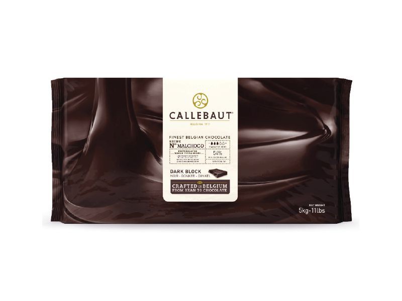 Chocolate Belga Callebaut - Chocolate Amargo Em Barra - Malchoc - 5 kg - Rizzo