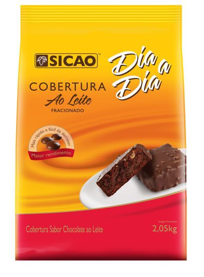 Chocolate Sicao Callebaut - Cobertura Ao Leite Fracionado - 2,05 kg - Rizzo