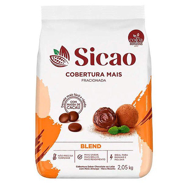 Cobertura Mais Blend  - Gotas - 2,05 kg  - 1 unidade - Sicao - Rizzo