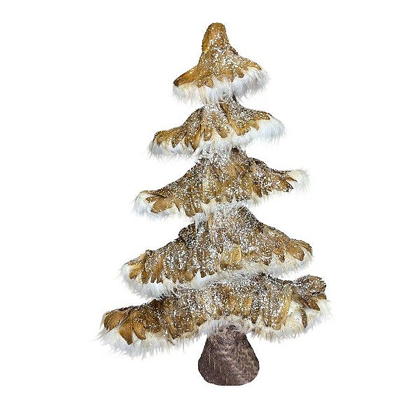 Mini Árvore decorativa Stay Rústica - 35cm - 01 unidade - Natal Tok da Casa - Rizzo Embalagens