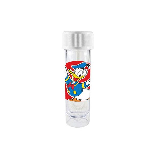 Mini Tubete Lembrancinha Bolha de Sabão Festa Mickey Mouse Branco 9cm 20 Unidades Rizzo Embalagens