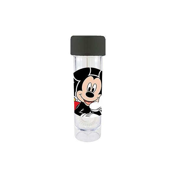 Mini Tubete Lembrancinha Bolha de Sabão Festa Mickey Mouse Preto 9cm 20 Unidades Rizzo Embalagens