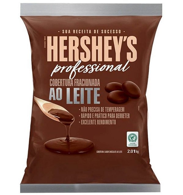 Cobertura Hershey's Profissional - Gotas Ao Leite Fracionado - 2,01kg - Rizzo