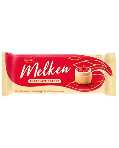 Chocolate em Barra Choc Branco - Melken - 1,01kg - 01 unidade - Harald - Rizzo