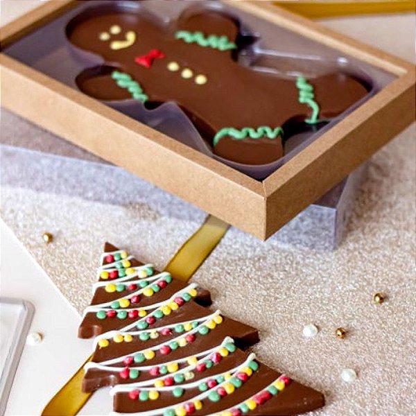 Caixa e Berço - Natal - Biscoito & Árvore - Crystal - 5 UN - Rizzo