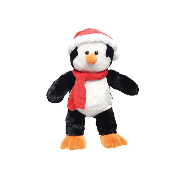 Pinguim Vermelho 40cm - 01 unidade Cromus Natal - Rizzo Embalagens