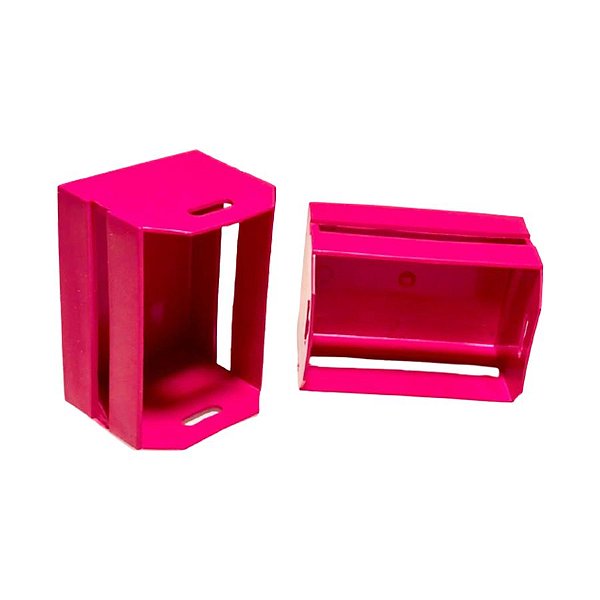 Mini Caixote - Pink - 12x7cm - 1 UN - Rizzo