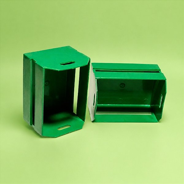 Mini Caixote - Verde Escuro - 12x7cm - 1 UN - Rizzo