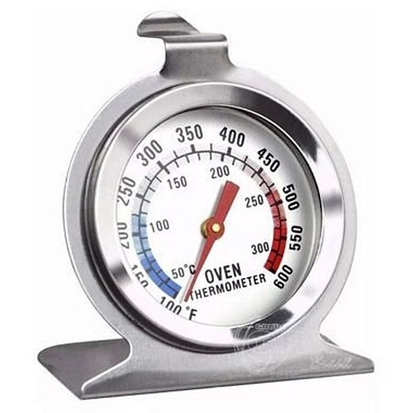 Termômetro para Forno Analógico de 0°C ~300°C em Metal - 1 unidade - Rizzo Confeitaria