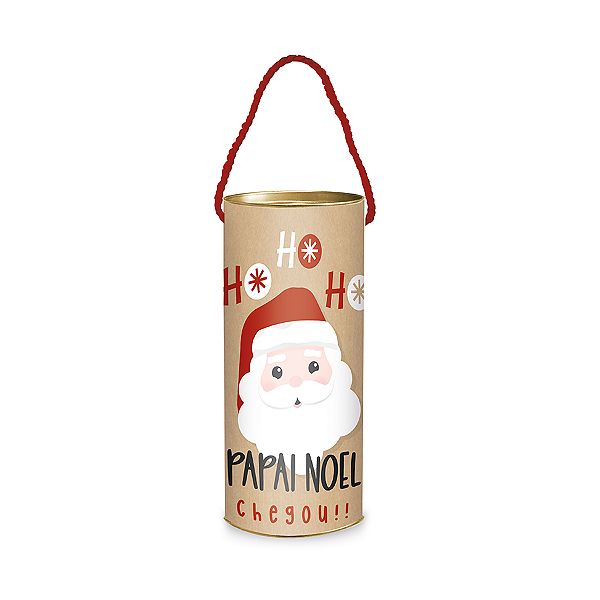 Lata Alça P/ Presente - Noelito - Papai Noel Chegou! - 1 UN - Cromus - Rizzo