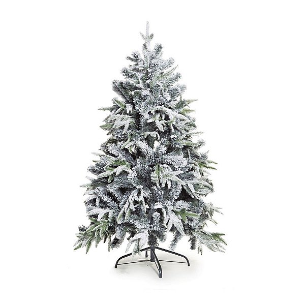 Árvore de Natal Rosário Neve - 120cm - 01 Unidade - Cromus Natal - Rizzo Embalagens