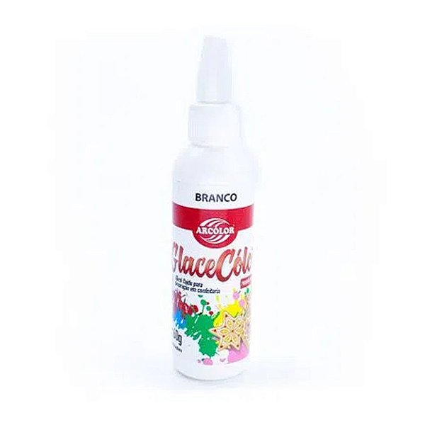 Corante Glace Fluído - Branco - 60g - 1 UN - Arcolor - Rizzo