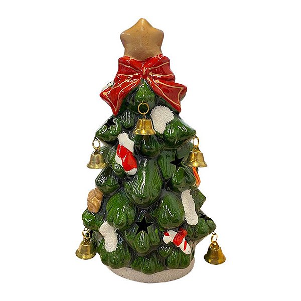Decoração Natal - Árvore Natalina - Cerâmica - Ref CER026 - 1 UN - Rizzo Embalagens