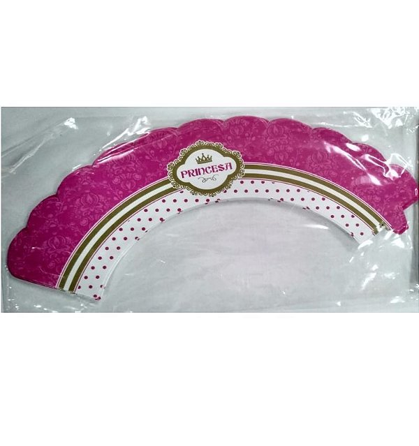 Wrapper para CupCake Princesa - 12 unidades - Nc Toys