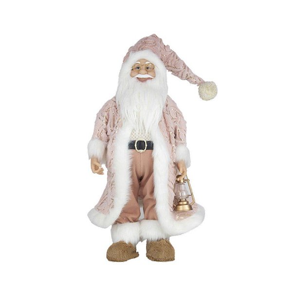 Papai Noel em Pé - Rosa Candy - 60cm  - 01 unidade - Cromus Natal - Rizzo Embalagens