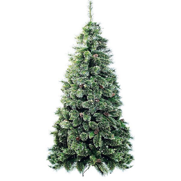 Árvore de Natal Cannes com Glitter 1,80m - 01 unidade - Cromus Natal - Rizzo Embalagens