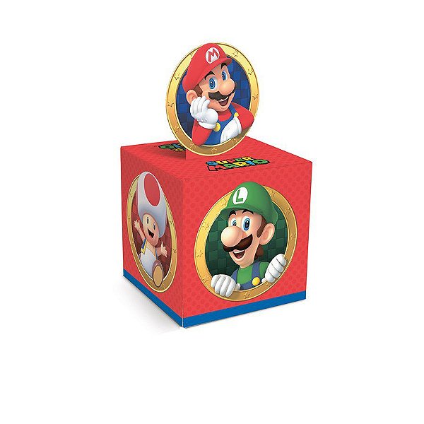 Caixa Pop Up Super Mario - 10 unidades - Cromus - Rizzo